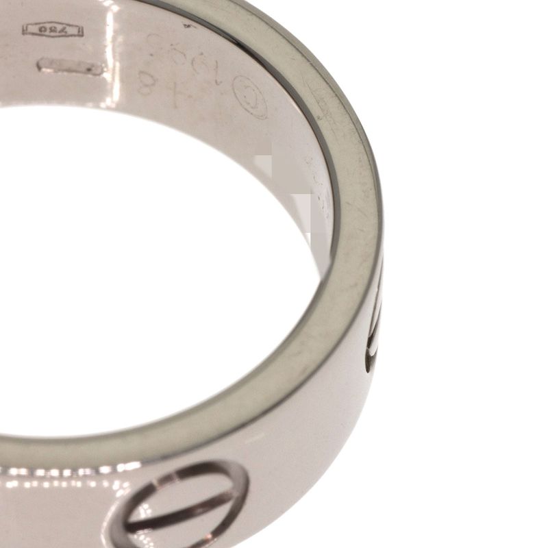 Cartier Love Ring 48 Ring 18K White Gold