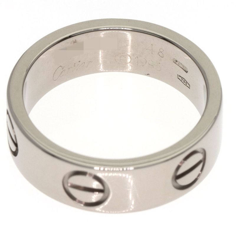 Cartier Love Ring 48 Ring 18K White Gold