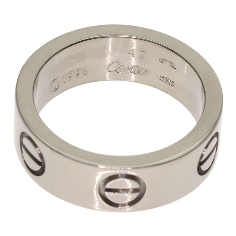 Cartier Love Ring 47 Ring 18K White Gold