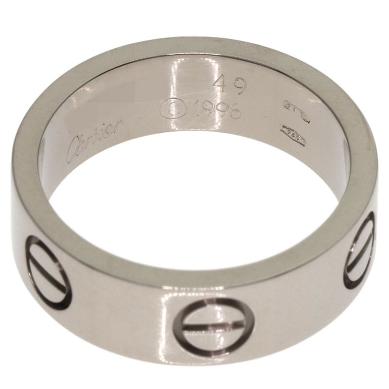 Cartier Love Ring 49 Ring 18K White Gold