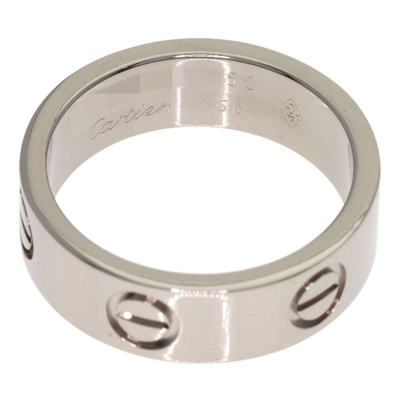 Cartier Love Ring 50 Ring 18K White Gold