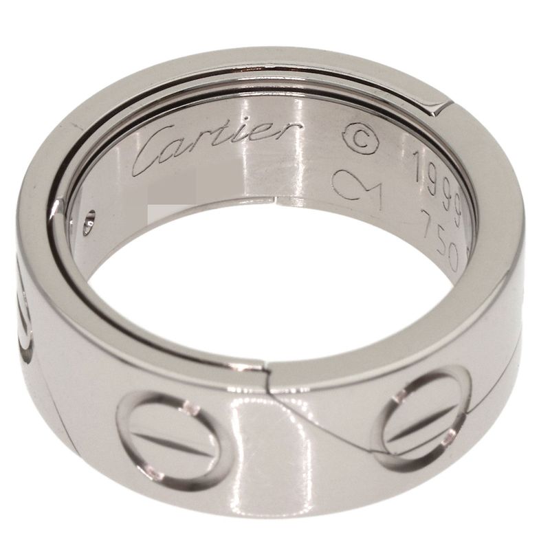 Cartier Astro Love Ring 48 Ring 18K White Gold