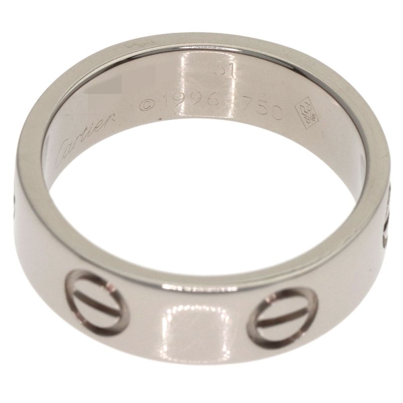 Cartier Love Ring 51 Ring 18K White Gold