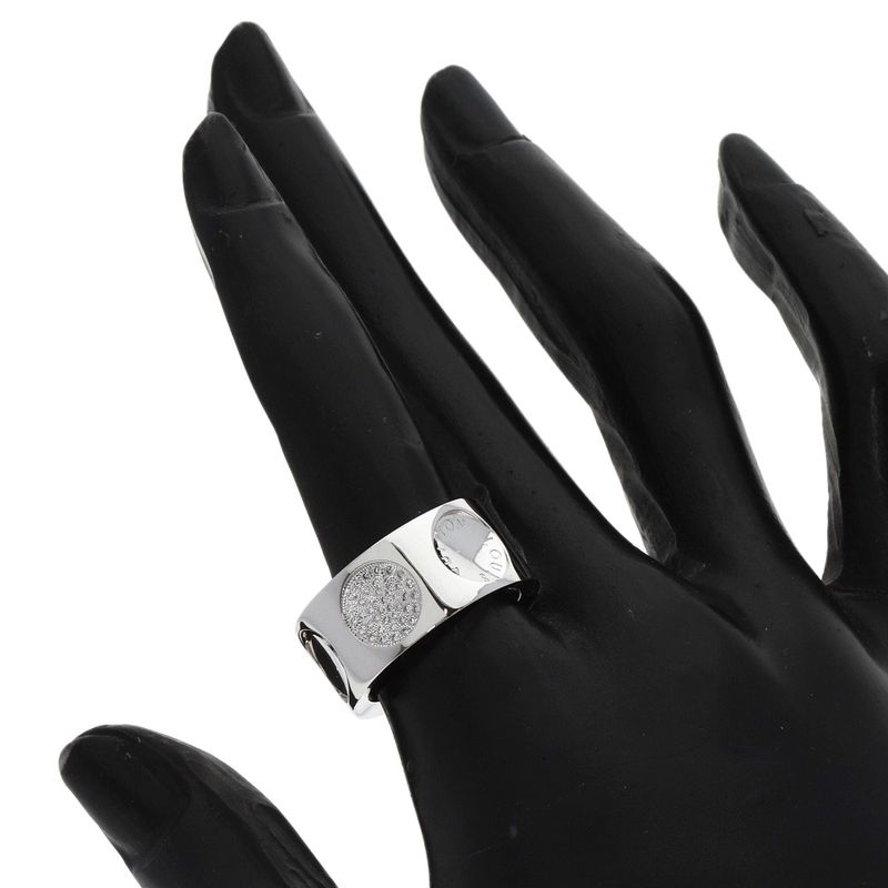 Louis Vuitton Grand Bag Empreinte Diamond 53 Ring 18K White Gold