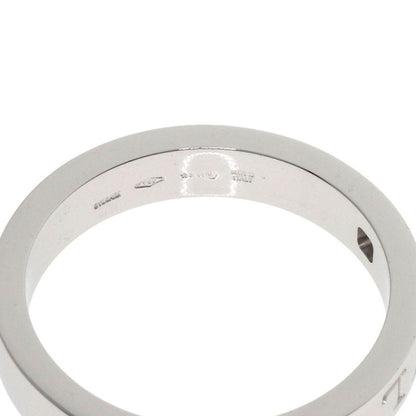 Bvlgari Double Logo Diamond Ring 18K White Gold