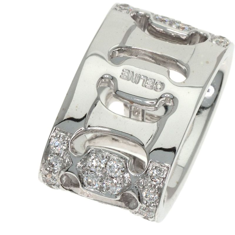Celine Diamond Pendant Top 18K White Gold