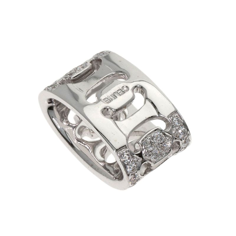 Celine Diamond Pendant Top 18K White Gold