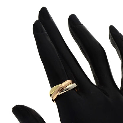 Cartier Trinity Ring 18K Yellow Gold 18K White Pink