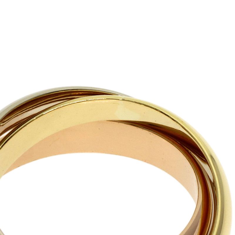 Cartier Trinity Ring 18K Yellow Gold 18K White Pink