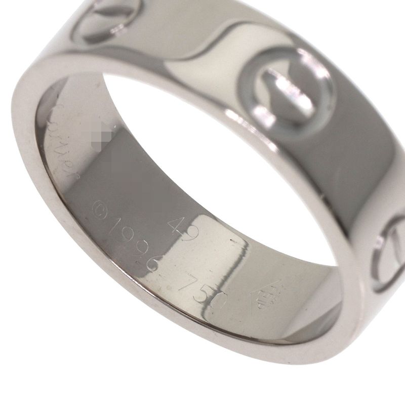 Cartier Love Ring 49 Ring 18K White Gold
