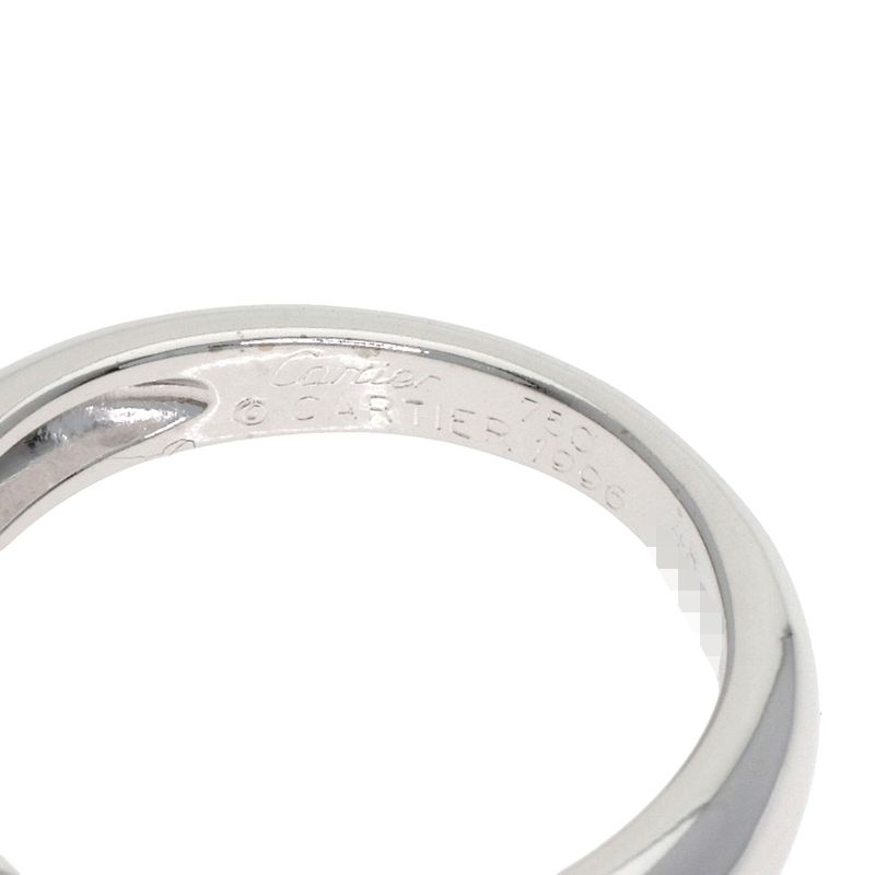 Cartier Sherry Ring Diamond 48 Ring 18K White Gold