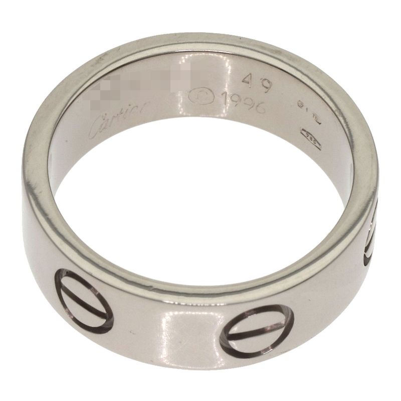Cartier Love Ring 49 Ring 18K White Gold