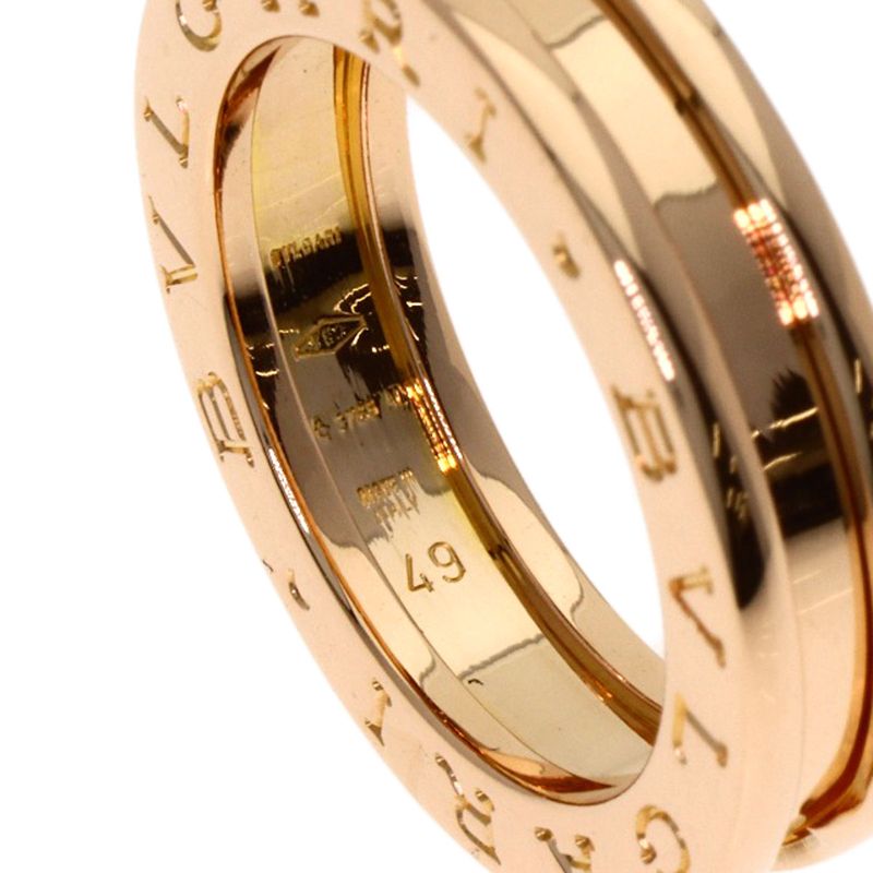 Bvlgari B-zero One Band 49 Ring 18K Pink Gold