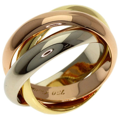 Cartier Trinity 48 Ring 18K Yellow Gold 18K White Pink