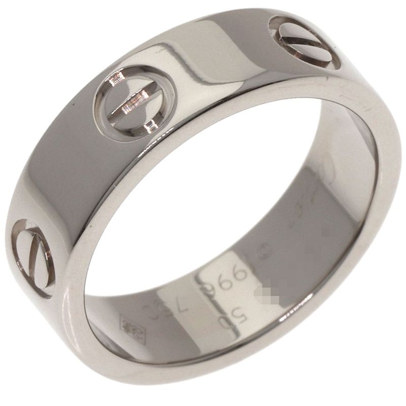 Cartier Love Ring 50 Ring 18K White Gold