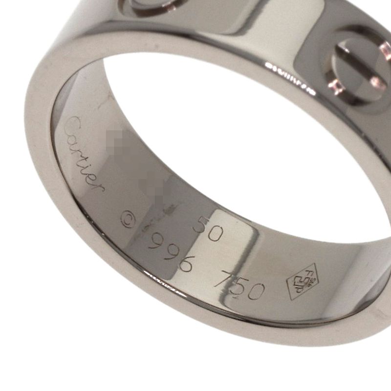 Cartier Love Ring 50 Ring 18K White Gold