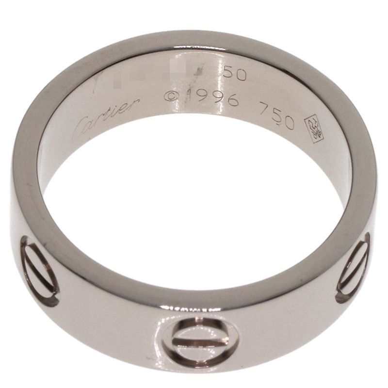 Cartier Love Ring 50 Ring 18K White Gold