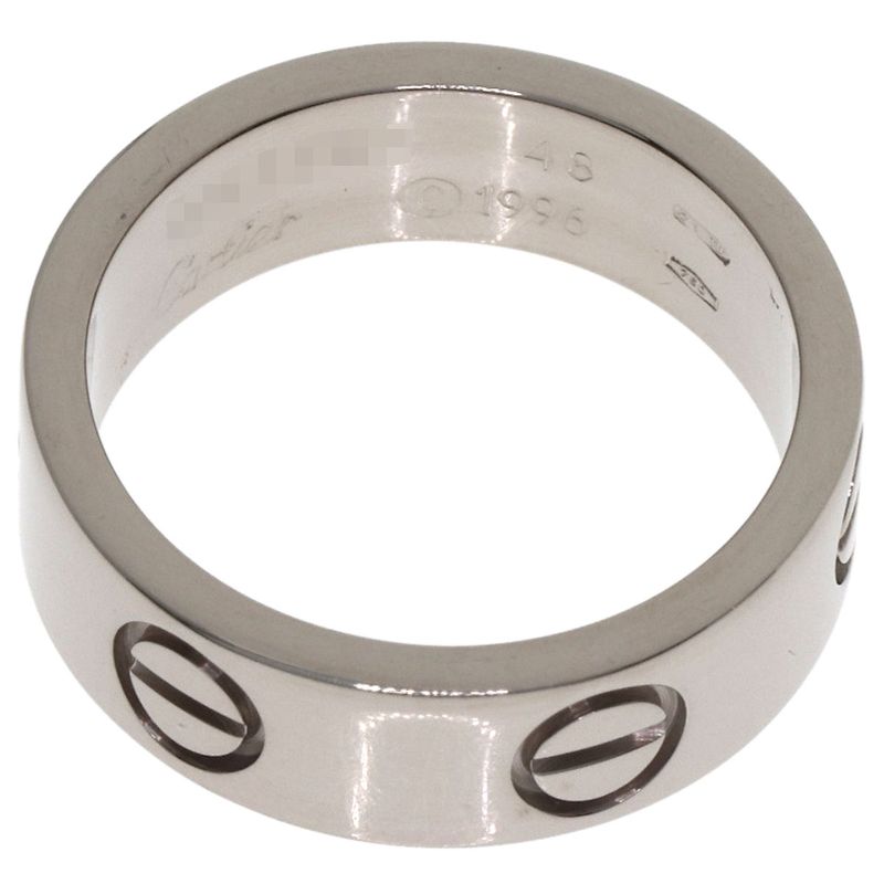 Cartier Love Ring 48 Ring 18K White Gold