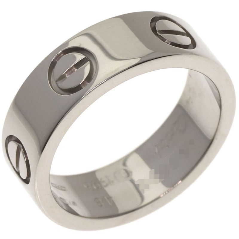 Cartier Love Ring 48 Ring 18K White Gold