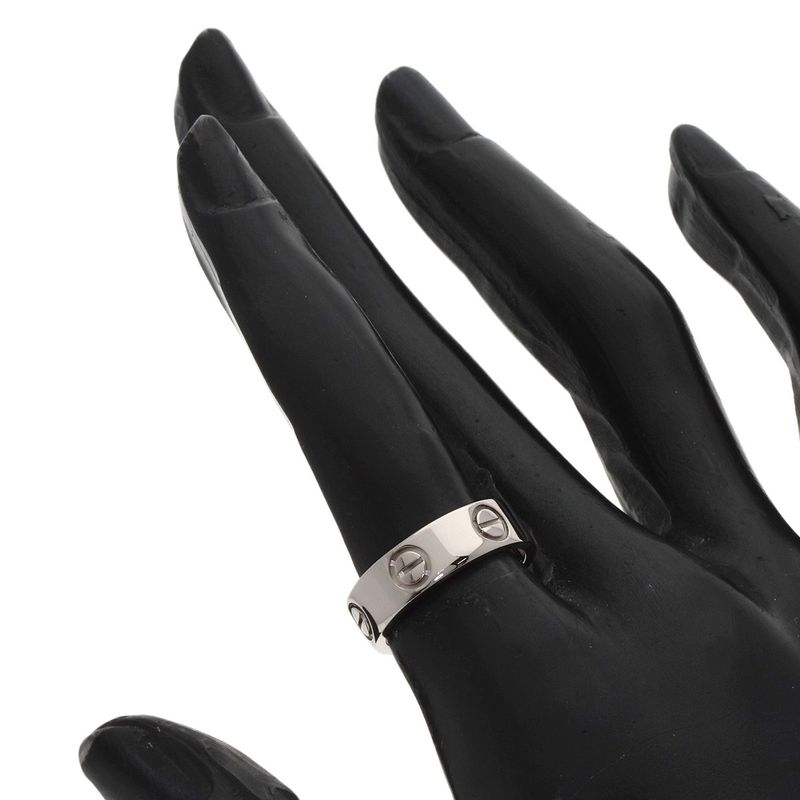Cartier Love Ring 50 Ring 18K White Gold