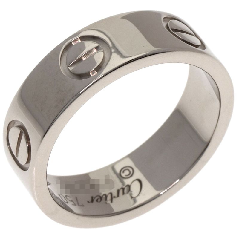 Cartier Love Ring 50 Ring 18K White Gold