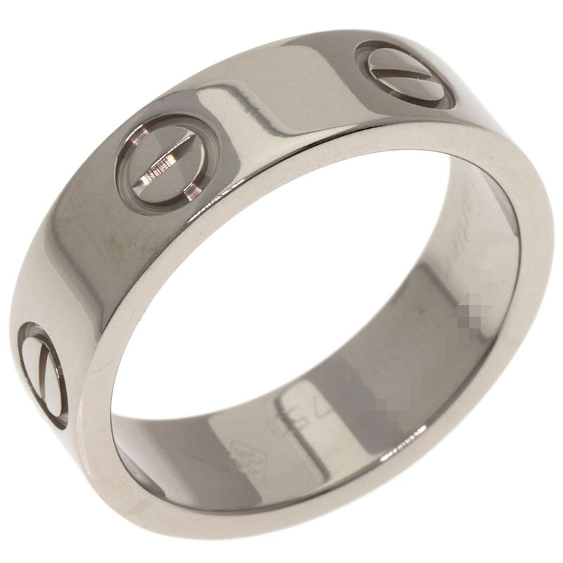 Cartier Love Ring 51 Ring 18K White Gold