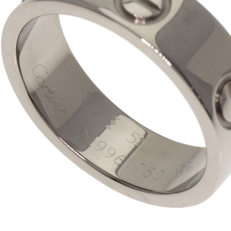 Cartier Love Ring 51 Ring 18K White Gold