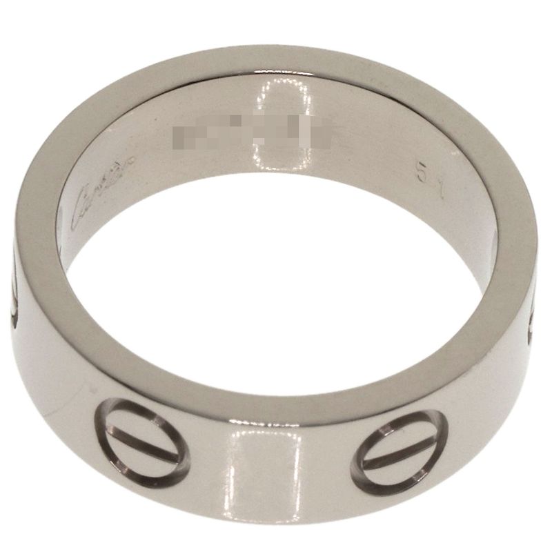 Cartier Love Ring 51 Ring 18K White Gold