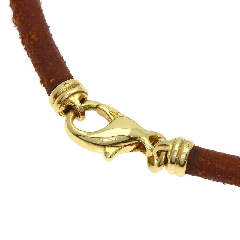 Bvlgari Cross Choker Necklace 18K Yellow Gold