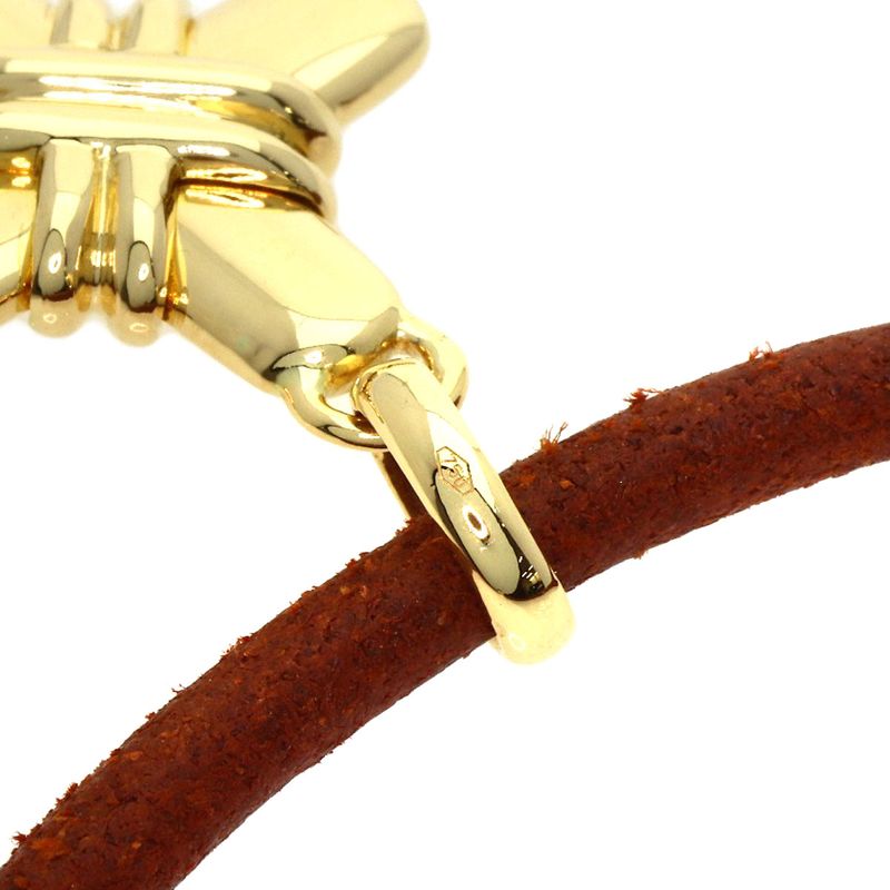 Bvlgari Cross Choker Necklace 18K Yellow Gold