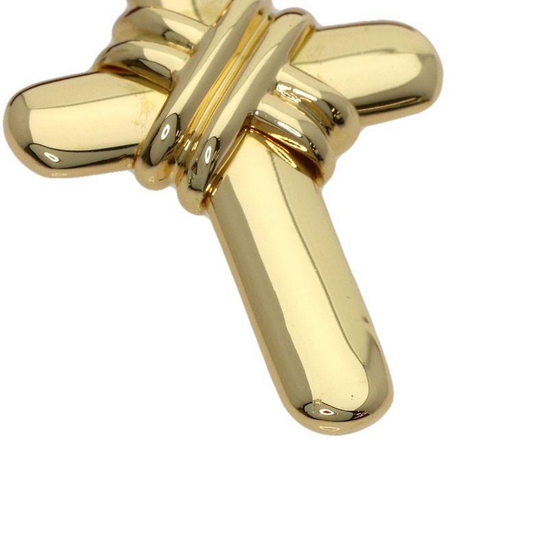 Bvlgari Cross Choker Necklace 18K Yellow Gold