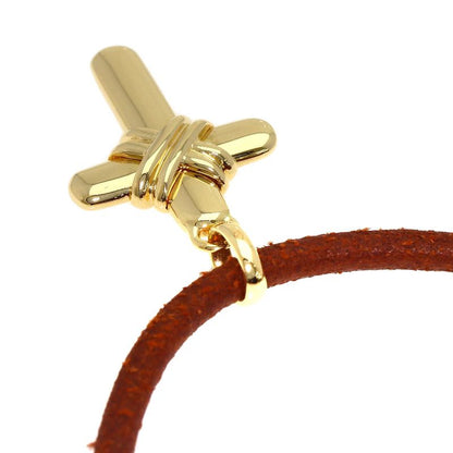 Bvlgari Cross Choker Necklace 18K Yellow Gold