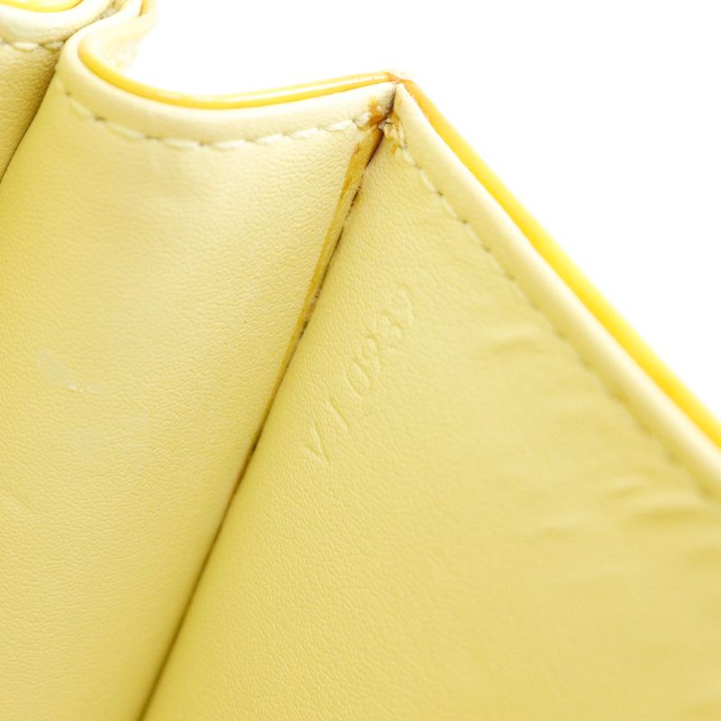 Louis Vuitton Spring Street Monogram Vernis Yellow Handbag