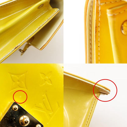 Louis Vuitton Spring Street Monogram Vernis Yellow Handbag