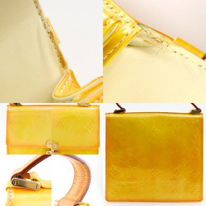Louis Vuitton Spring Street Monogram Vernis Yellow Handbag