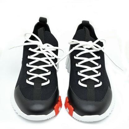 Hermes Sneakers Lift 37.5 Black White Orange