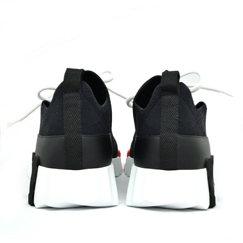 Hermes Sneakers Lift 37.5 Black White Orange