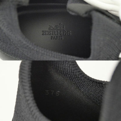 Hermes Sneakers Lift 37.5 Black White Orange