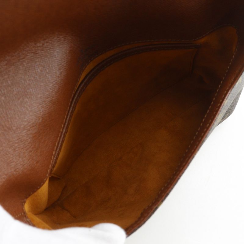 Louis Vuitton Musette Tango Short Shoulder Monogram Canvas Brown