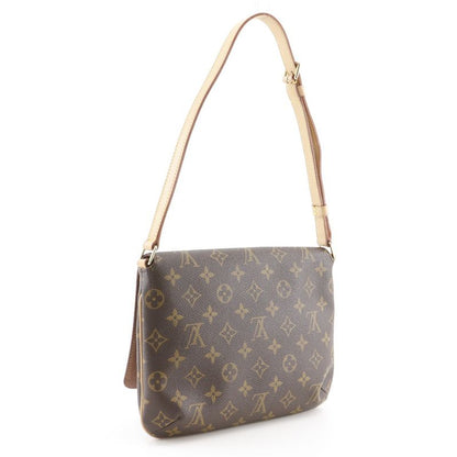 Louis Vuitton Musette Tango Short Shoulder Monogram Canvas Brown