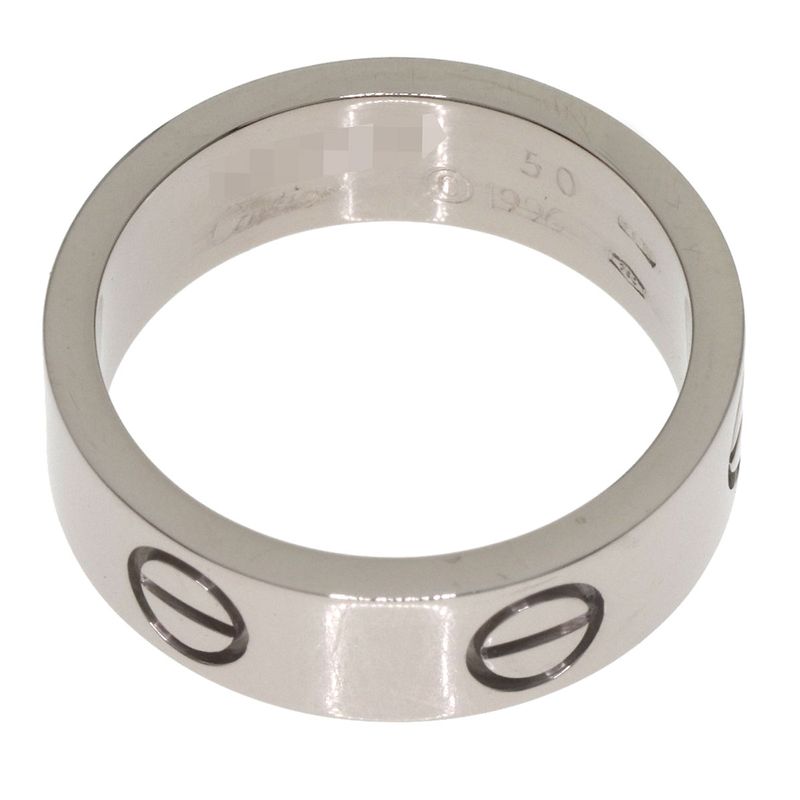 Cartier Love Ring 50 Ring 18K White Gold
