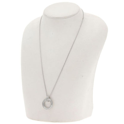 Tiffany & Co. T One Full Diamond Necklace 18K White Gold