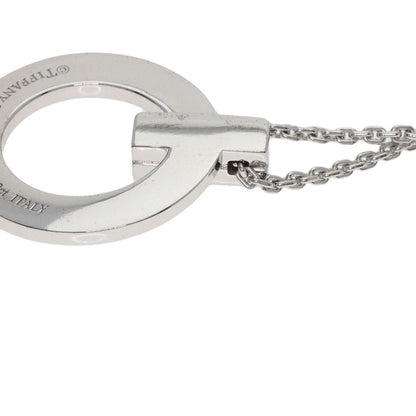 Tiffany & Co. T One Full Diamond Necklace 18K White Gold