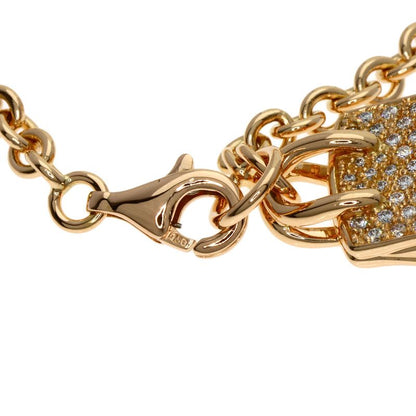 Hermes Amulet Birkin Diamond Bracelet 18K Pink Gold