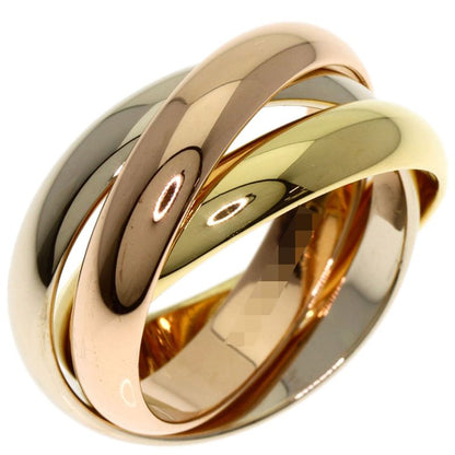Cartier Trinity MM Ring 18K Yellow Gold 18K White Pink