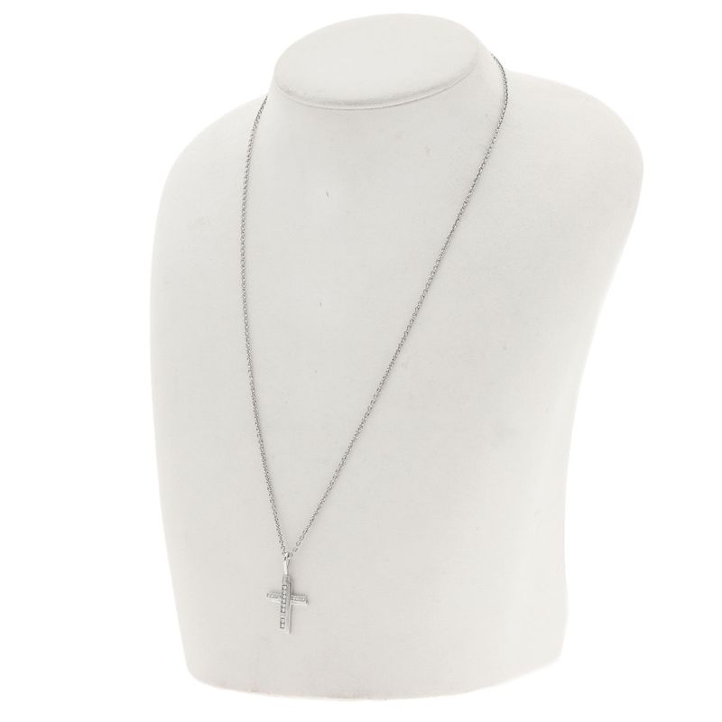 Harry Winston Traffic Cross Diamond Necklace