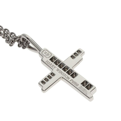 Harry Winston Traffic Cross Diamond Necklace