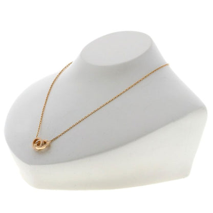 Cartier Love Circle Full Diamond Necklace 18K Pink Gold