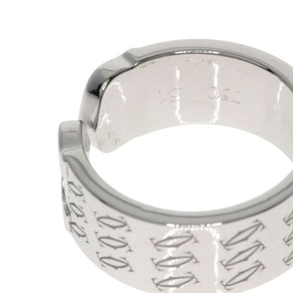 Cartier 2C Christmas Limited 51 Ring 18K White Gold