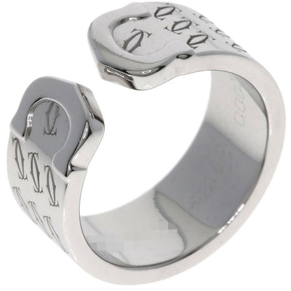Cartier 2C Christmas Limited 51 Ring 18K White Gold